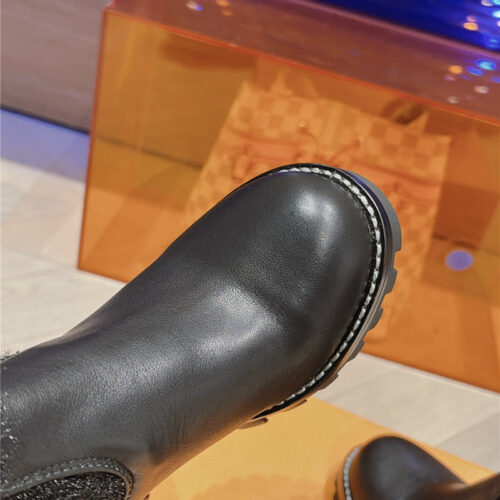 High Quality Luxury Louis Vuitton New Wool High Heel Boots product detail