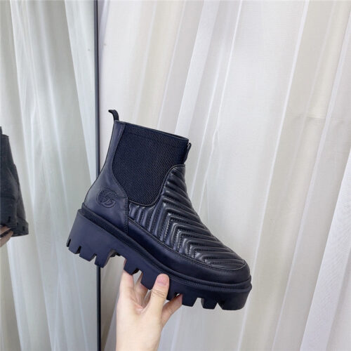 High Quality Luxury Gucci New Catwalk Short Boots product detail
