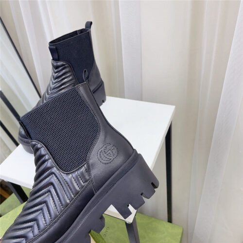 High Quality Luxury Gucci New Catwalk Short Boots product detail