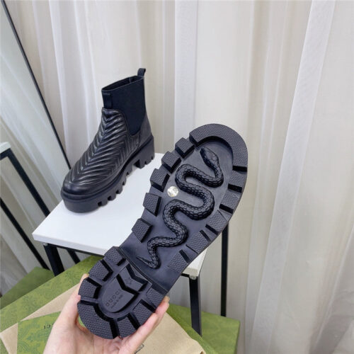 High Quality Luxury Gucci New Catwalk Short Boots product detail