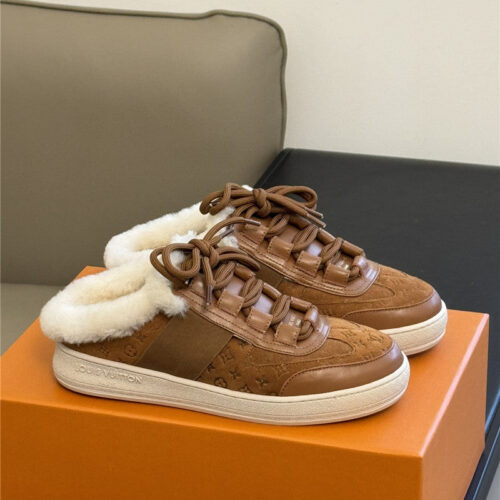 High Quality Luxury Louis Vuitton New Wool Sports Semi-Drag