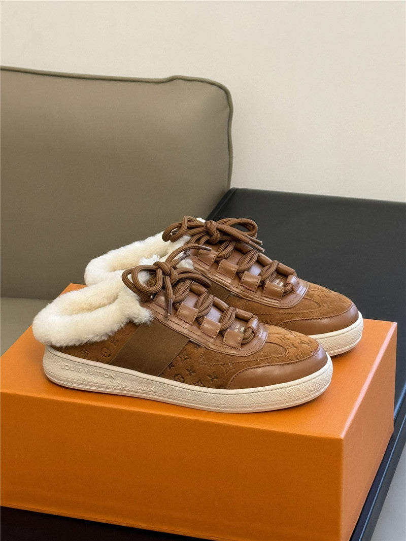 High Quality Luxury Louis Vuitton New Wool Sports Semi-Drag