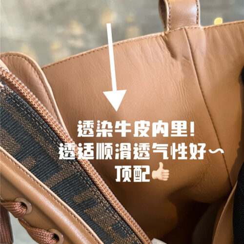 High Quality Luxury Fendi Domino Motorcycle Boots – Style 08275 product detail
