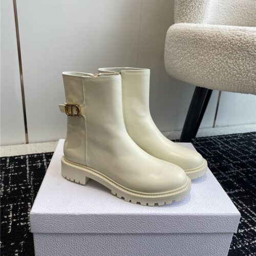 High Quality Luxury Dior Catwalk Style Work Boots