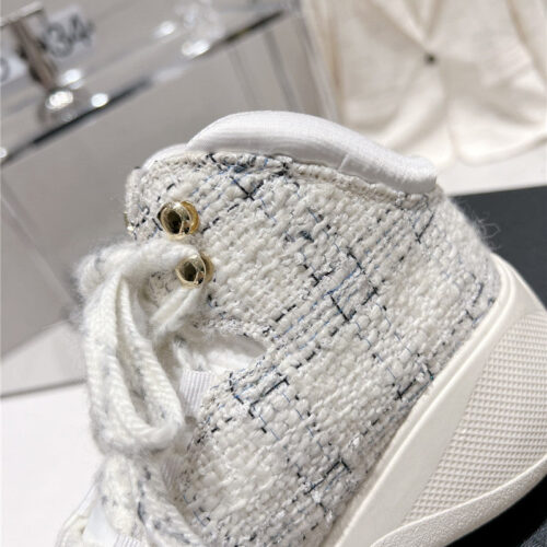 High Quality Luxury Chanel Sports Lace-Up Thick-Soled Womens Boots – Style 67110 product detail