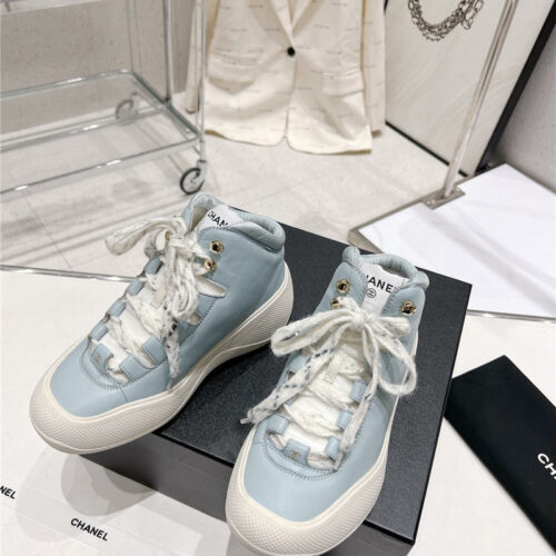 High Quality Luxury Chanel Sports Lace-Up Thick-Soled Womens Boots – Style 30950 product detail