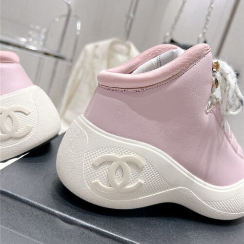 High Quality Luxury Chanel Sports Lace-Up Thick-Soled Womens Boots – Style 94790 product detail