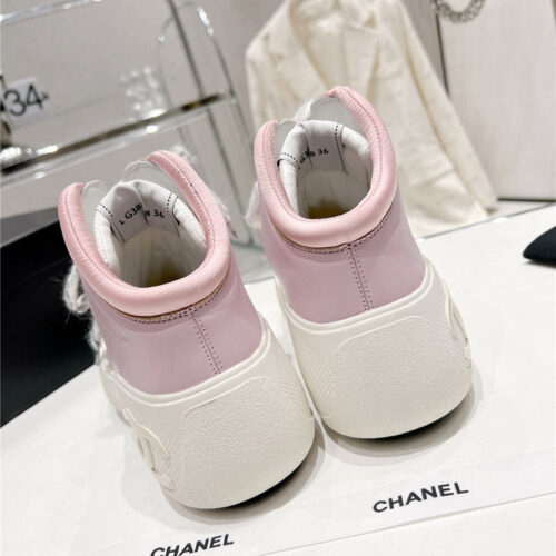 High Quality Luxury Chanel Sports Lace-Up Thick-Soled Womens Boots – Style 94790 product detail