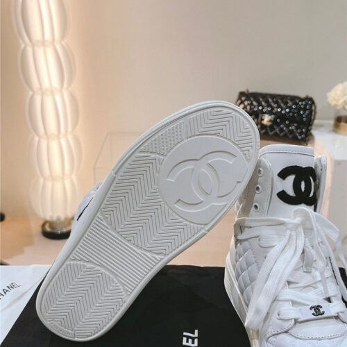 High Quality Luxury Chanel New All-Leather Color Diamond Skateboard Shoes – Style 49094 product detail
