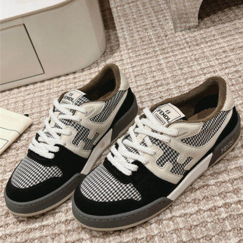 High Quality Luxury Fendi Couple Style Casual Sneakers