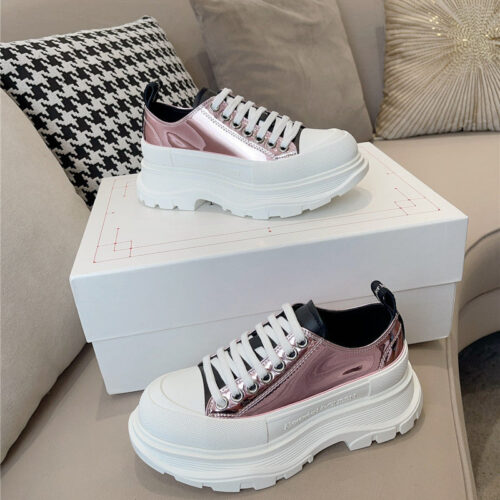 High Quality Luxury Alexander McQueen New Canvas Series Thick-Soled Dad Shoes – Style 08387 product detail