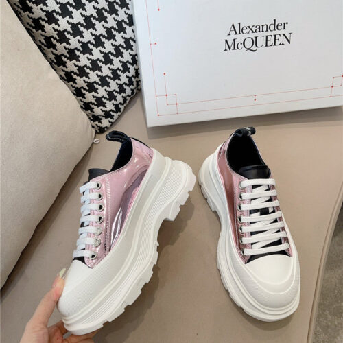High Quality Luxury Alexander McQueen New Canvas Series Thick-Soled Dad Shoes – Style 08387 product detail