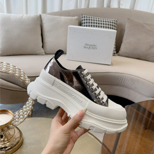 High Quality Luxury Alexander McQueen New Canvas Series Thick-Soled Dad Shoes – Style 41155 alternate view