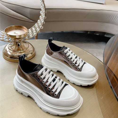 High Quality Luxury Alexander McQueen New Canvas Series Thick-Soled Dad Shoes – Style 41155