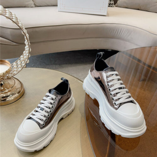 High Quality Luxury Alexander McQueen New Canvas Series Thick-Soled Dad Shoes – Style 41155 product detail