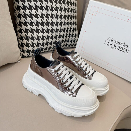 High Quality Luxury Alexander McQueen New Canvas Series Thick-Soled Dad Shoes – Style 41155 product detail
