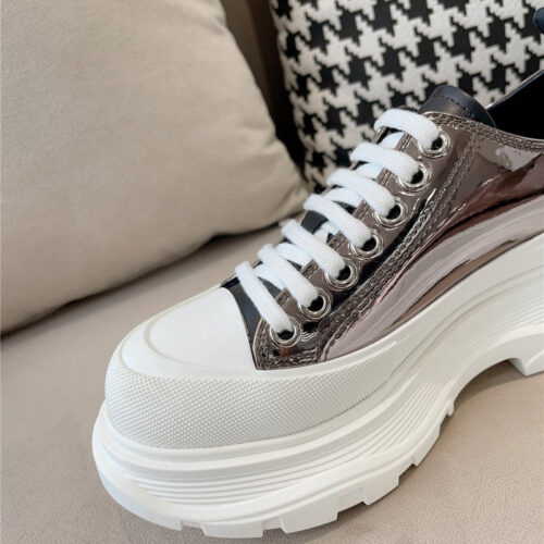 High Quality Luxury Alexander McQueen New Canvas Series Thick-Soled Dad Shoes – Style 41155 product detail