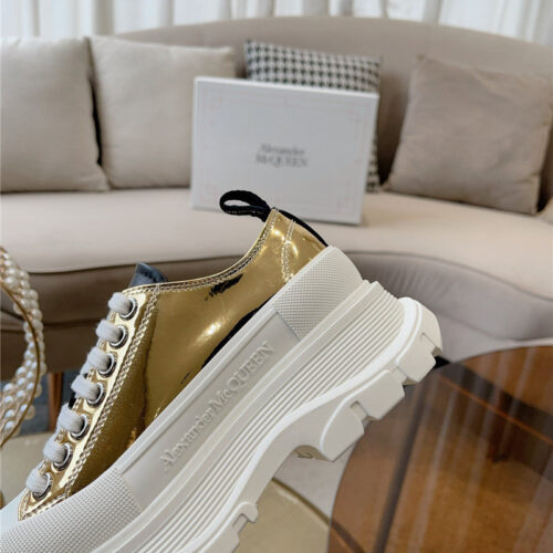 High Quality Luxury Alexander McQueen New Canvas Series Thick-Soled Dad Shoes – Style 06691 product detail