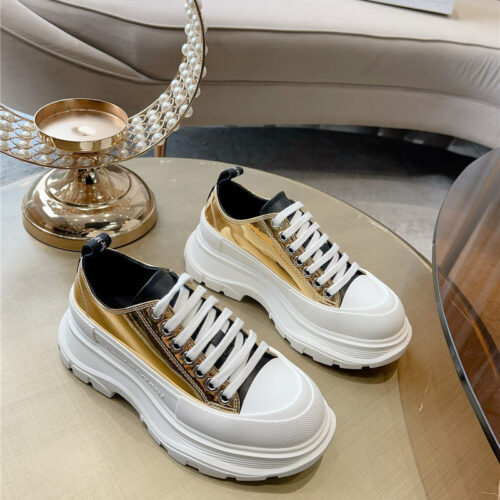 High Quality Luxury Alexander McQueen New Canvas Series Thick-Soled Dad Shoes – Style 06691