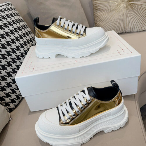 High Quality Luxury Alexander McQueen New Canvas Series Thick-Soled Dad Shoes – Style 06691 product detail