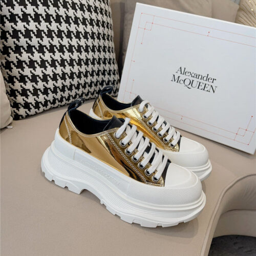 High Quality Luxury Alexander McQueen New Canvas Series Thick-Soled Dad Shoes – Style 06691 product detail