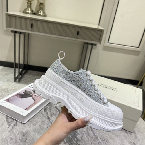 High Quality Luxury Alexander McQueen New Canvas Series Thick-Soled Dad Shoes – Style 39459 alternate view