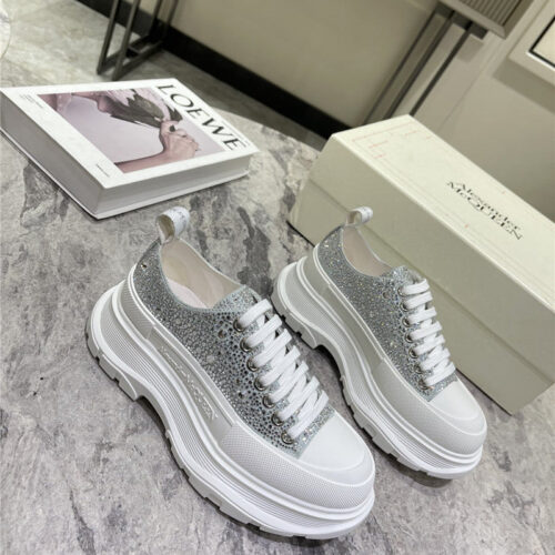 High Quality Luxury Alexander McQueen New Canvas Series Thick-Soled Dad Shoes – Style 39459