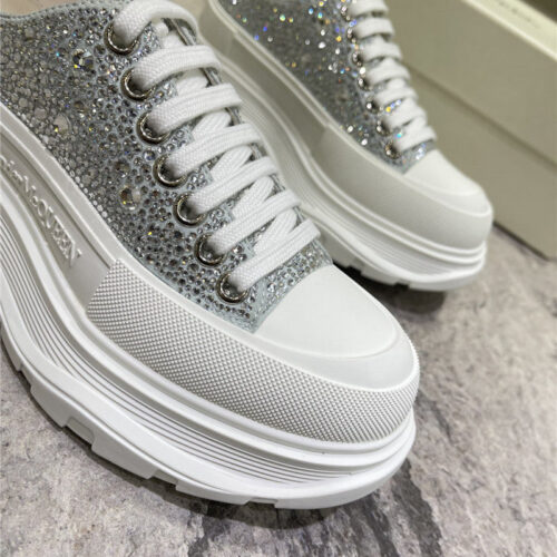 High Quality Luxury Alexander McQueen New Canvas Series Thick-Soled Dad Shoes – Style 39459 product detail
