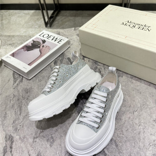 High Quality Luxury Alexander McQueen New Canvas Series Thick-Soled Dad Shoes – Style 39459 product detail
