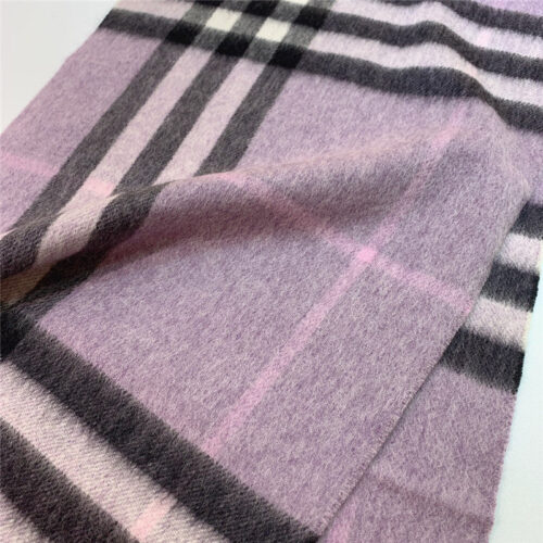 High Quality Luxury Burberry Classic Plaid Cashmere Scarf – Style 24631 product detail