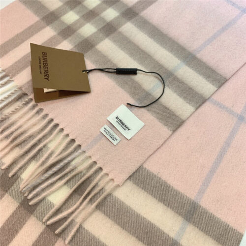 High Quality Luxury Burberry Classic Plaid Cashmere Scarf – Style 24634 product detail