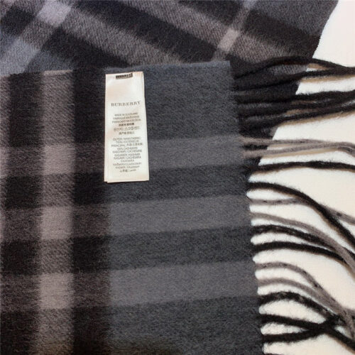 High Quality Luxury Burberry Classic Plaid Cashmere Scarf – Style 24637 product detail
