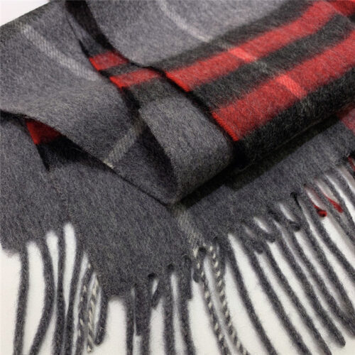 High Quality Luxury Burberry Classic Plaid Cashmere Scarf – Style 24640 product detail