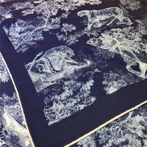 High Quality Luxury Dior Double-Sided Velvet Scarf In The Same Color – Style 25383 product detail
