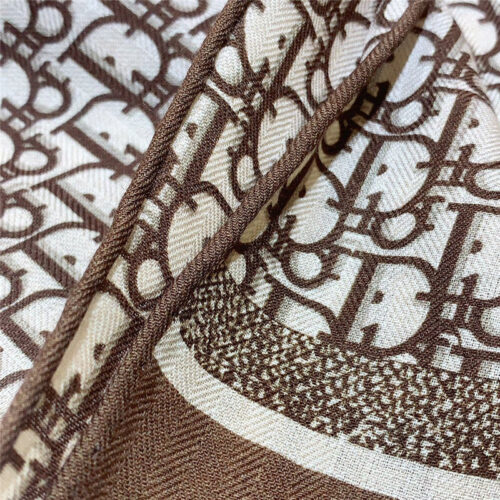 High Quality Luxury Dior Double-Sided Velvet Scarf In The Same Color – Style 25384 product detail