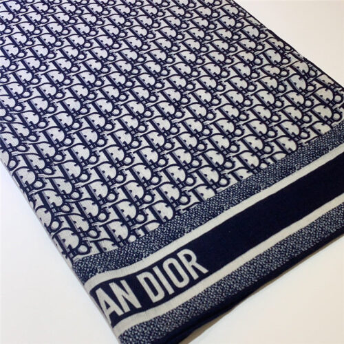High Quality Luxury Dior Double-Sided Velvet Scarf In The Same Color – Style 25386 product detail