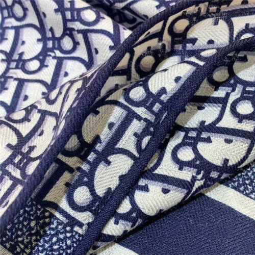 High Quality Luxury Dior Double-Sided Velvet Scarf In The Same Color – Style 25386 product detail
