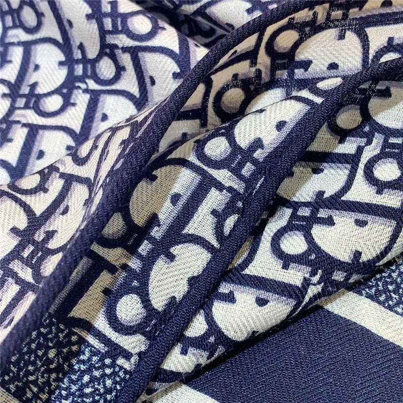 High Quality Luxury Dior Double-Sided Velvet Scarf In The Same Color – Style 25386 product detail