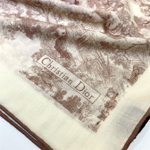 High Quality Luxury Dior Double-Sided Velvet Scarf In The Same Color – Style 25391 product detail