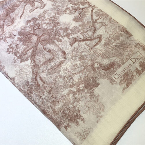 High Quality Luxury Dior Double-Sided Velvet Scarf In The Same Color – Style 25391 product detail