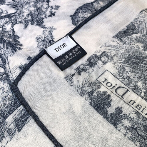 High Quality Luxury Dior Double-Sided Velvet Scarf In The Same Color – Style 25392 product detail