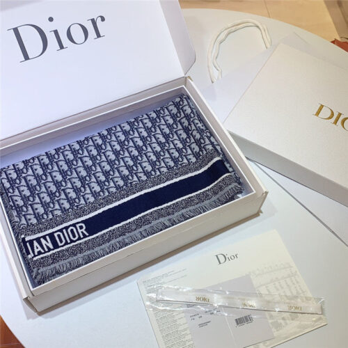High Quality Luxury Dior Letter Print Blend Shawl – Style 25465 product detail