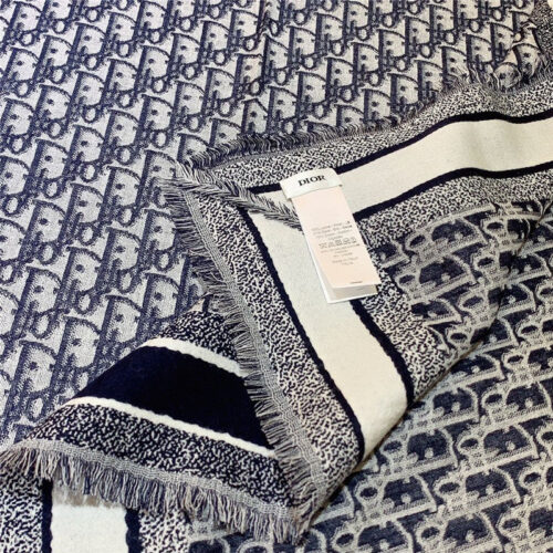 High Quality Luxury Dior Letter Print Blend Shawl – Style 25465 product detail