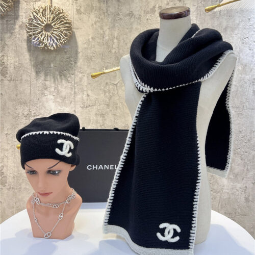 High Quality Luxury Chanel Cashmere Scarf – Style 25030 alternate view