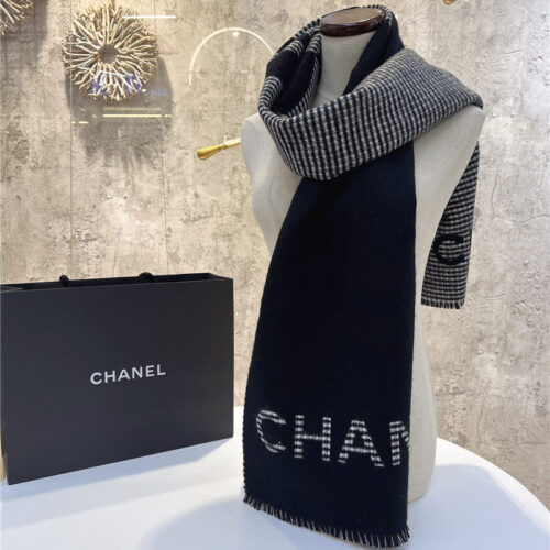 High Quality Luxury Chanel Houndstooth Scarf product detail
