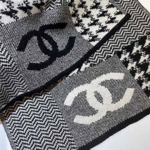 High Quality Luxury Chanel Double Sided Cashmere Scarf product detail