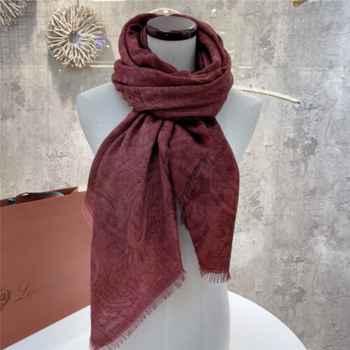 High Quality Luxury Loro Piana Square Scarf – Style 26632 alternate view