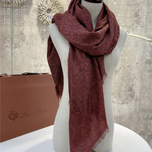 High Quality Luxury Loro Piana Square Scarf – Style 26632 product detail