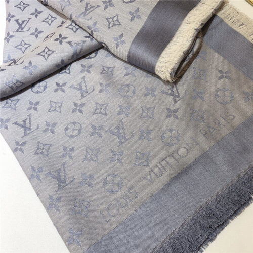 High Quality Luxury Louis Vuitton Monogram Jacquard Square Scarf – Style 26654 product detail