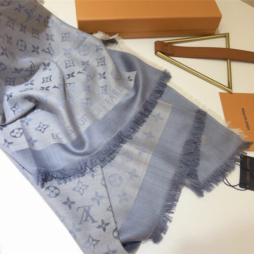 High Quality Luxury Louis Vuitton Monogram Jacquard Square Scarf – Style 26654 product detail